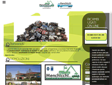 Tablet Screenshot of menchicchisrl.com